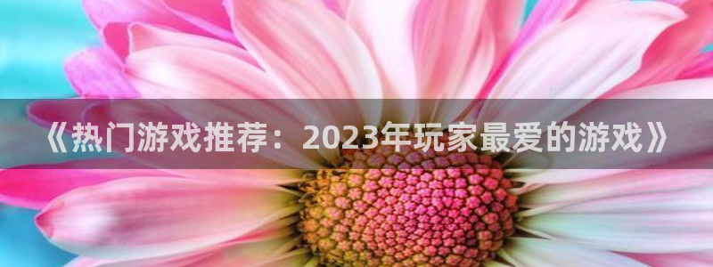 蓝冠娱乐平台注册资金多少：《热门游戏推荐：2023年玩家最爱